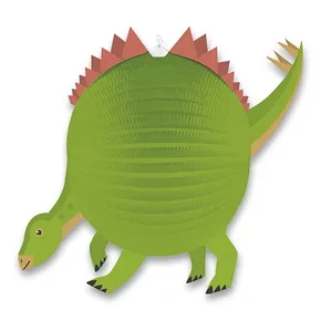 Dinozaur papierowy lampion o średnicy 25 cm